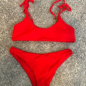 Red bikini